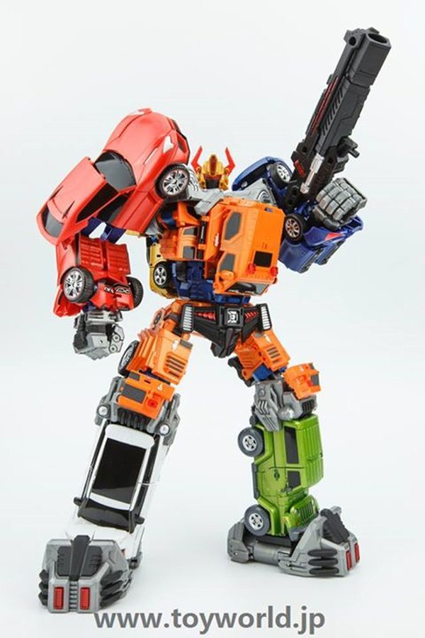 ToyWorld Car Combiner Images Show Combined Group And Alternate Modes  (10 of 20)